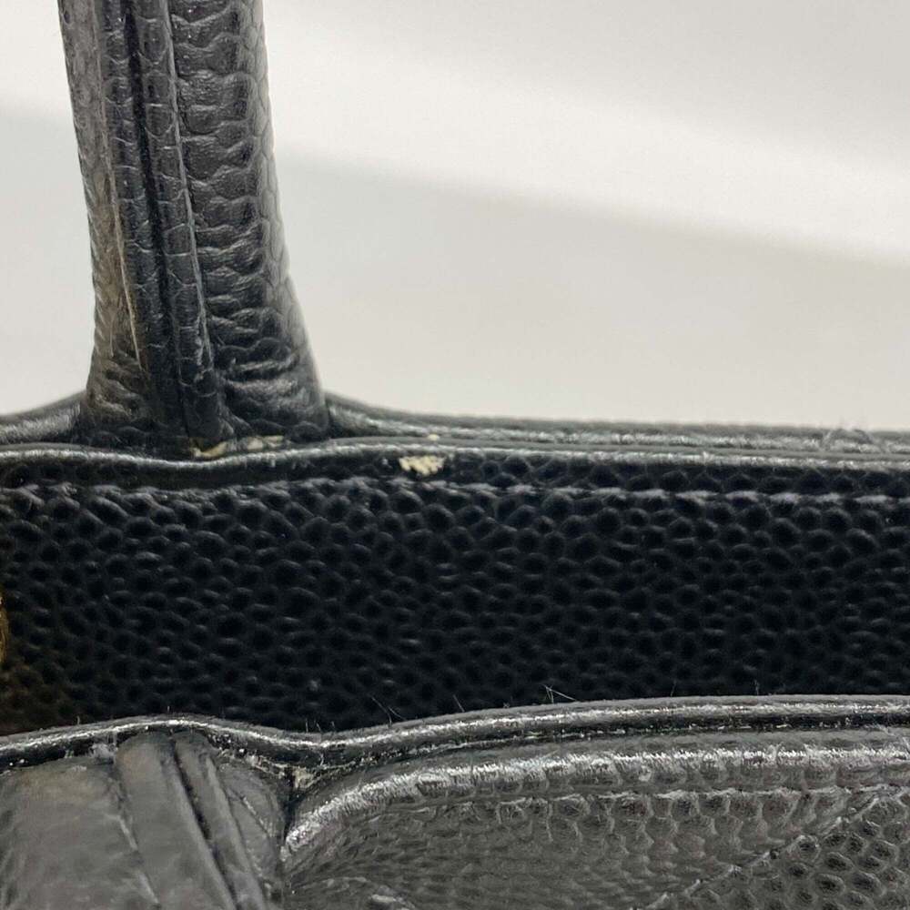 CHANEL Black Caviar Leather Reissue Tote Bag - Picture 6 of 10